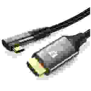 Joyroom Converter Type-C (male) Elbow to Digital HDMI (male), 4K, 60Hz, Gray (SY-20C1)