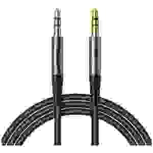 Joyroom Audio Cable Stereo, 3.5 mm Mini Jack, 1.2m, Black (SY-A08) - Image 3