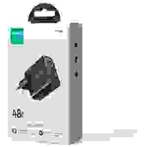 Joyroom Travel Charger U+U+U+U, PD 24W, Black (JR-TCN03)