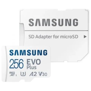Samsung MicroSD Card EVO+ 256GB Class 10 + Adapter (MB-MC256SA/EU)