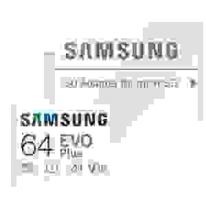 Samsung MicroSD Card EVO+ 64GB Class10 + Adapter (MB-MC64SA/EU)