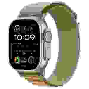 Apple Watch Ultra 2 GPS + Cellular 49mm Titanium Case with Olive Alpine Loop Small EU MREX3
