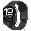 Apple Watch Series 10 GPS 46mm Jet Black Alu Case, Midnight Black Sport Band S/M EU MWWP3