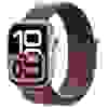 Apple Watch Series 10 GPS 46mm Rose Gold Alu case, Plum Sport Loop EU MWWV3
