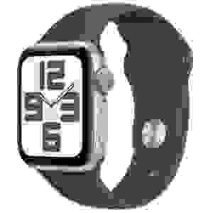 Apple Watch SE (2024) GPS 40mm Silver Alu Case, Denim Sport Strap S/M EU MXEC3