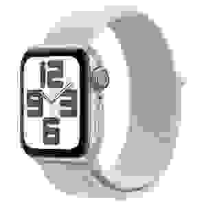 Apple Watch SE 2nd Gen GPS + Cellular 40mm Silver Alu Case, Blue Cold Sport Loop EU MXGE3