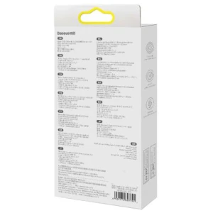 Baseus Earphone Encok H17 in-ear wired earphone with 3.5mm jack wired headphones White (NGCR020002) - Image 3