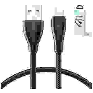 Joyroom USB - Lightning Cable Surpass Series, 2.4A, 1.2m, Black (S-UL012A11) - Image 3