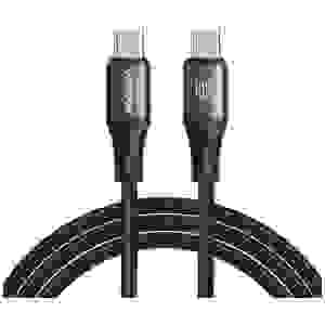 Joyroom Type-C - Type-C Cable 100W, 1.2m, Black (SA25-AC6) - Image 3