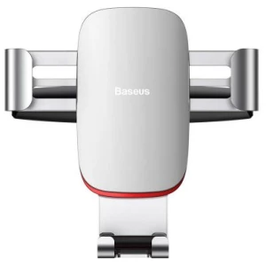 Baseus Car Mount Metal Age Gravity Phone holder (CD Version) Silver (SUYL-J0S) - Image 3