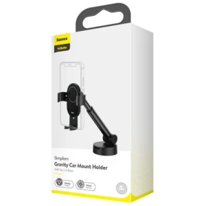 Baseus Car Mount Simplism Gravity Phone holder with suction base Black (SUYL-JY01)