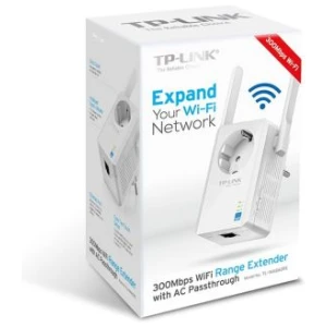 TP-LINK Wireless Range Extender with Socket TL-WA860RE N300 Wireless 802.11n/300Mbps LAN/WAN White EU