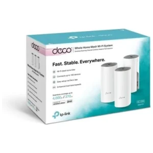 TP-LINK Wireless Wi-Fi Router DECO E4 AC1200 Set (3pcs) White EU