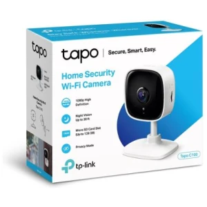 TP-LINK Wireless Camera Tapo C100 Indoor Security Camera 1080P White EU