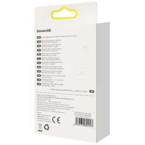 Baseus Converter Ingenuity Series Mini OTG Adaptor USB-A 3.1 Male to Type-C Female Black (ZJJQ000101) - Image 3