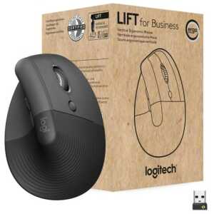 Logitech Mouse Vertical Wireless Lift Ergonomic, 40000 DPI, Black EU (910-006494)