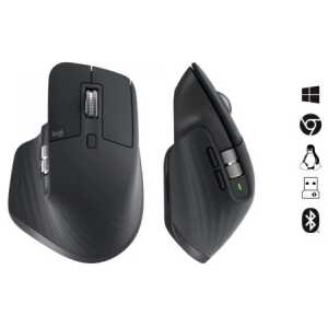 Logitech Mouse Wireless MX Master 3S Graphite EU (910-006559)