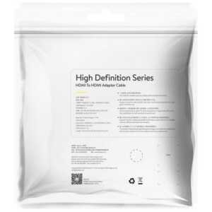 Baseus Video Cable High definition Series HDMI To HDMI 4K 30 Hz, 3D HDR, 18 Gbps, 8 m black (CAKGQ-E01) - Image 3