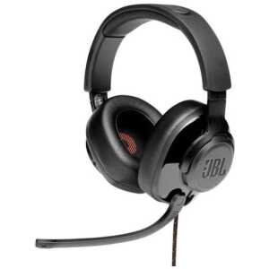 JBL Quantum 300 Headphone Wired Gaming Headset with Microphone, (USB), Black EU