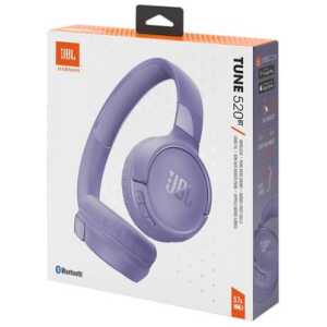 JBL Tune 520BT Bluetooth Wireless On-Ear Headphones Purple EU