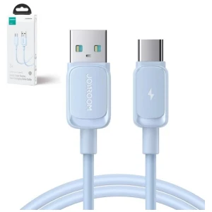 Joyroom USB - Type-C Cable Multi-Color Series A14, 480mb/s, 3A, 1.2m, Blue (S-AC027A141BL)