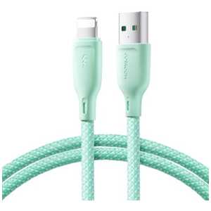 Joyroom USB - Lightning Cable Multi-Color Series A14, 480mb/s, 3A, 1.2m, Green (SA34-AL3) - Image 3