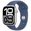 Apple Watch Series 10 GPS 42mm Silver Alu Case, Denim Sport Band S/M EU MWWA3