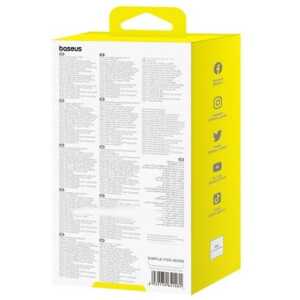 Baseus Travel Charger Cube Pro GaN Quick Charger C+C+U, 65W, White EU (P10152301213-00) - Image 3