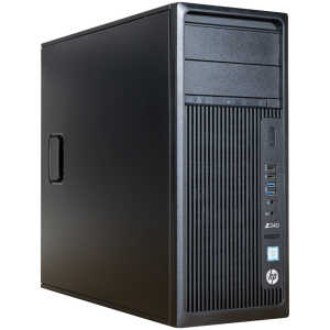 HP WorkStation Z240 MT, Refurbished Grade A Repainted, i7-6700, 16GB, 256GB SSD/256GB M.2, DVD-RW, K620, FreeDOS