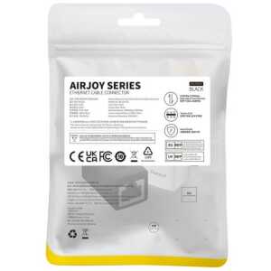 Baseus AirJoy Series Network Connector RJ-45 Ethernet Cable Connector 1pcs, Black (B00131100111-01) - Image 3