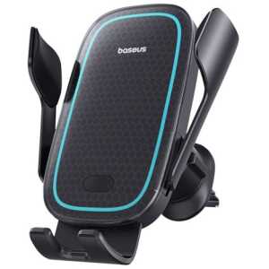 Baseus Car Charger Milky Way Pro Series Inductive 15W holder for Air Vent, Black (C40357000111-00) - Image 3
