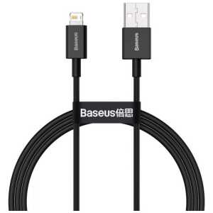 Baseus Lightning Superior Series cable, Fast Charging, Data 2.4A, 1m Black (CALYS-A01) - Image 3