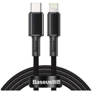 Baseus Type-C - Lightning High Density Braided Fast charging cable PD 20W 2m Black (CATLGD-A01) - Image 3