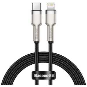 Baseus Type-C - Lightning Cafule Series Metal data cable PD 20W 1m Black (CATLJK-A01) - Image 3