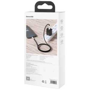 Baseus Type-C - Lightning Cafule Series Metal data cable PD 20W 2m Black (CATLJK-B01) - Image 3