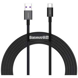 Baseus Type-C Superior series fast charging data cable 66W (11V/6A) 2m Black (CATYS-A01) - Image 3