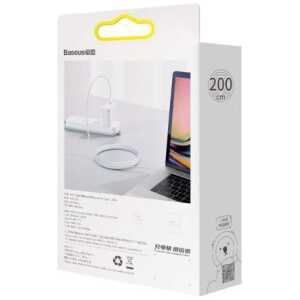 Baseus Type-C - Type-C Superior cable Quick Charge / Power Delivery / FCP 100W 5A 20V 2m white (CATYS-C02) - Image 3