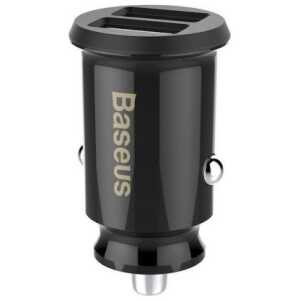Baseus Car Charger Grain 3.1A Black (CCALL-ML01) - Image 3