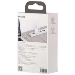 Baseus Travel Charger GaN2 Lite Quick Charger C+U QC 3.0 PD 3.0 65W EU White (CCGAN2L-B02) - Image 3
