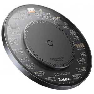 Baseus Wireless Charger BS-W530 PD 15W with Type-C cable PD 24W, 1m, Black (CCJJ050001) - Image 3