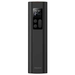 Baseus Car Tool Super Mini Inflator Tyre Pump 15sec Fast Inflation, 4 Tires in 25 Minutes, Black (CRCQ000001) - Image 3