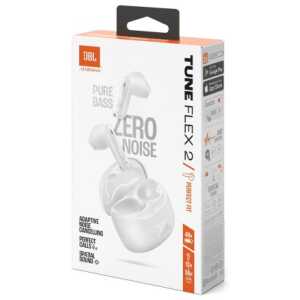 JBL Tune Flex 2 TWS Bluetooth Wireless In-Ear Earbuds White EU - Image 2