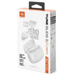 JBL Tune Buds 2 TWS Bluetooth Wireless In-Ear Earbuds White EU