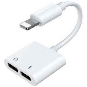Joyroom Adapter Lightning to Lightning/ Lightnig, 0.12m, White (S-Y104) - Image 3