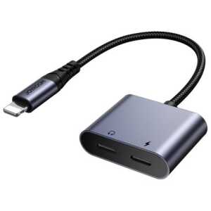 Joyroom Adapter DAC 2-in-1 Lightning to Lightning/ Lightning, 60W, 0.12m, Black (JR-SY-L02) - Image 3