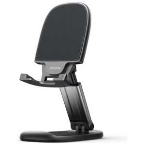 Joyroom Foldable Holder Stand for Phones and Tablets, with Adjustable Height, 4-12.9 inch, Black (JR-ZS371)