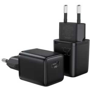 Joyroom Travel Charger Mini Type-C, PPS, PD 25W, Black EU (L-P251) - Image 3