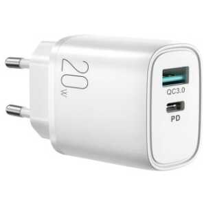 Joyroom Travel Charger C+U, QC 3.0, PD 20W, White EU (L-QP2011) - Image 3