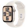 Apple Watch SE (2024) GPS 40mm Starlight Alu Case, Starlight Sport Strap S/M EU MXEF3