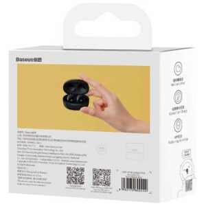 Baseus Earphone Bluetooth Bowie E2 BT 5.2, TWS AV Synchronization, Low Latency, IP55, Black (NGTW090001) - Image 3